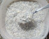 Foto del paso 2 de la receta: 🌈Chía pudding con avena trasnochada tres colores 🌈 Frambuesa, mango y coco 🌈
