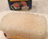 A picture of step 5 of Easy Spam Musubi.