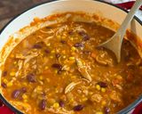 A picture of step 6 of One Pot Autumn Chili Soup.