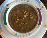 A picture of step 8 of Sabat mash and dal chana.