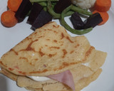 Foto del paso 3 de la receta: Crepas de jamón con queso