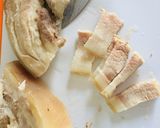 Hình bước làm 6 của món Thịt heo luộc lắc sả tắc và canh bí đao