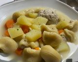 Foto del paso 6 de la receta: Sopa de Galets de Pelota de Pollo y verduras 🎄
