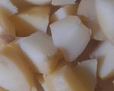 A picture of step 1 of Patatas Bravas.