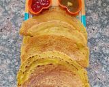 A picture of step 2 of Besan chila.