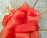 Foto langkah ke 3 dari resep Es Semangka Susu.