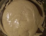 A picture of step 8 of Peanut butter cake wit strawberry jam#charityrecipe#4wkchalenge.