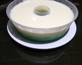 Foto langkah ke 3 dari resep Puding Lumut Susu Gurih.