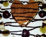 Pas rețetă Pancakes în formă de inimă 1 fotografie