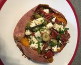 A picture of step 4 of Baked and stuffed sweet potato.
