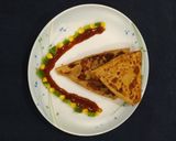 પિઝા પરાઠા રેસીપી સ્ટેપ5ફોટો