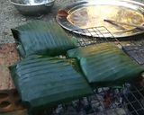 Hình bước làm 6 của món Mực nướng lá chuối Siêu Ngon