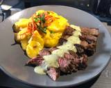 Seared Strip w/ Creamy Cilantro Lime Sauce & Scalloped Potatoes recipe step 3 photo