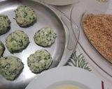 Foto del paso 5 de la receta Buñuelos de calabacín y dip de yogur griego