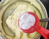 A picture of step 3 of Shahi shrikhand tukdi.