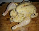 Foto del paso 2 de la receta: Pollo asado al carbón con filete de cerdo, papa y zanahoria