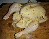 Foto del paso 2 de la receta: Pollo asado al carbón con filete de cerdo, papa y zanahoria