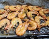 Foto del paso 5 de la receta Gambas al grill doble con higos rellenos