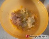 Φωτογραφία βήματος 7 της συνταγής Gourmet ομελέτα με κολοκύθα, ζαμπόν και δύο τυριά