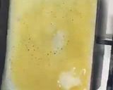 A picture of step 5 of Tamagoyaki (Japanese Omelette).