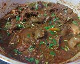 A picture of step 5 of Masala kaleji 😋👍👌.