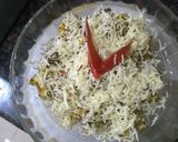 A picture of step 5 of Baked Spinach,Macaroni and Cottage cheese.