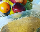 Foto del paso 1 de la receta: Panqueques de avena, harina integral, manzana, jugo de naranja
