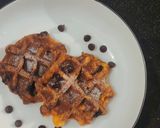 Foto langkah ke 4 dari resep 602. waffle Ubi Choco Cheese GlutenFree.