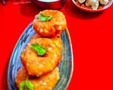A picture of step 6 of Sabudana Vada.