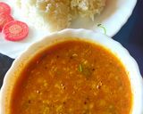 A picture of step 4 of Chawli Dal amati.