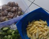 Foto langkah ke 1 dari resep Udang petai with putren masak saos tiram.