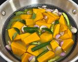 A picture of step 3 of Mathanga (Pumpkin) Curry (Kerala Style).