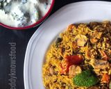 A picture of step 6 of Flavourful Brocolli Mint Raita.