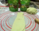 Foto langkah ke 6 dari resep Roti Tawar Discard Sourdough Matcha (Eggless).
