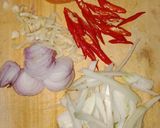 Foto langkah ke 2 dari resep Tumis sawi putih jagung.