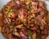 Foto del paso 6 de la receta: Pasta integral con calabacin y bacón ahumado