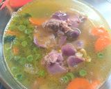 Borsóleves csirkemájjal🫛 recept fázis 2 fotója