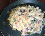A picture of step 8 of Pasta pancake :-.