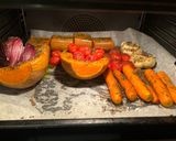 Fűszeres, sütőben sült sütőtök krémleves kókusz tejjel recept fázis 2 fotója