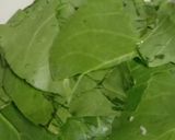 A picture of step 2 of પાલક અજમા ચાટ(palak Ajama chat recipe in gujarati).