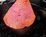 A picture of step 5 of Beetroot Pink Topi Dosa.