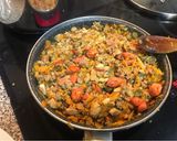 Foto del paso 3 de la receta: Macarrones al horno con picadillo, panceta y chistorra + verduritas, 🌶🥕 al toque ras el hanout