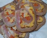 Foto del paso 5 de la receta: Sándwich raspado con ajo, cherry, oliva y matambre