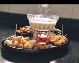 A picture of step 9 of Cheese fondue dipper.