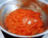 A picture of step 4 of Delicious nutritious Authentic Gajar (carrot) halwa for Christmas festival.