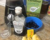 Foto del paso 1 de la receta: Smoothie proteico de arándanos