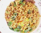 A picture of step 1 of Indomie.