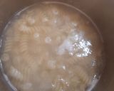 Pas rețetă Fusilli cu ciuperci, speck și ceapă verde 1 fotografie