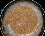 A picture of step 1 of Semiya kesari.