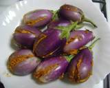 Ramadan Special - Raw Mango Stuffed Baby Eggplants recipe step 1 photo